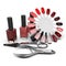 Manicure Necessary Equipment Kit Illustration