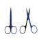 Manicure scissors flat icon.