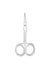 Manicure scissors. Isolated object. Tool for nail procedure