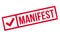 Manifest rubber stamp