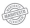 Manifesto rubber stamp