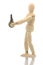 Manikin holding key