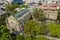 Manila, Philippines - Aerial view of Our Lady of Remedies Parish Church, also known as Malate Church