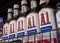 Manila, Philippines - Rows of A1 steak sauce for sale at an aisle of a supermarket