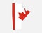 Manitoba Map on Canadian Flag. MB, CA Province Map on Canada Flag. EPS Vector Graphic Clipart Icon