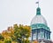 Manitowoc County Courthouse with USA Flag