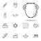 Manna jar icon. Judaism icons universal set for web and mobile
