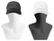 Mannequin head with blank visor template