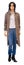 Mannequin in knitted coat, clipping path