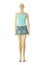 Mannequin in short skirt | Isolated