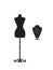 Mannequin silhouettes for clothes and jewelry