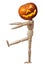 Mannequin Zombie Halloween Pumpkin Isolated