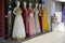 Mannequins dressed in latest fashion in front of retail clothes shop. Fashion and Retail Shopping concept. Mannequin Of Female