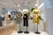 Mannequins in lady fashion retail shop