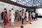 Mannequins at the SARAWONG fashion presentation  during the Milan Fashion Week