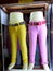 Mannequins wearing long pants