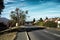 Mannheim Germany bridge meadow nature transport sky concrete countryroad