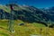 Mannlichen Cableway in Swiss Alps