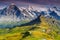 Mannlichen station,famous tourist destination,Bernese Oberland,Switzerland,Europe