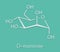 Mannose D-mannose sugar molecule. Epimer of glucose. Skeletal formula.