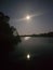 Mannum Waters South Australia moon floating on water