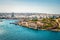 Manoel Island with old fort and yacht marina, Gzira, Malta.