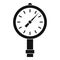 Manometer or pressure gauge icon simple