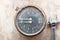 Manometer. Steampunk background.