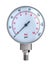 Manometer on white background. Isolated 3d illustration