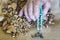 Mans hand sorting sapphires from gravel