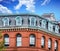 Mansard Roof on Classic Brick Building