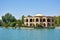 Mansion of El Goli or Shah Goli historical park and lake in Tabriz , Iran