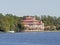 Mansion on a lake