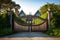 Mansion Open Gate Entrance Vacation Home