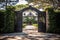 Mansion Open Gate Entrance Vacation Home