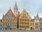 The mansions and towers of old Ghent