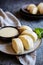 Mantou - Chinese steamed buns served with sweetened condensed mi