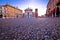 Mantova city Piazza Sordello morning view