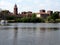 Mantova Mantua landscape from the river side; italy