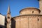 MANTUA: Rotonda di San Lorenzo church and Clock tower in Mantua Mantova. Italy