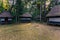 Manu National Park, Peru - August 07, 2017: Jungle lodges of Cocha Otorongo in the Amazon rainforest of Manu National Park, Peru