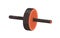 Manual compact double-wheeled roller with handles for abs training. Home and gym gymnastic equipment for abdominal