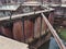 Manual lock doors on a canal