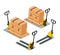 Manual Pallet truck isometric