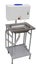 Manual plastic portable washstand for camping