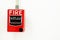 Manual pull fire alarm switch safety system box