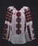 Manually embroidered traditional Romanian blouse - ie romaneasca