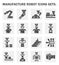 Manufacture robot icons