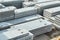 Manufacturing concrete slabs. reinforced concrete production