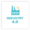 Manufacturing industry 4.0 revolution concept